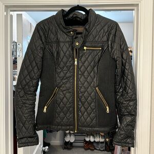 Black Faux Leather Jacket